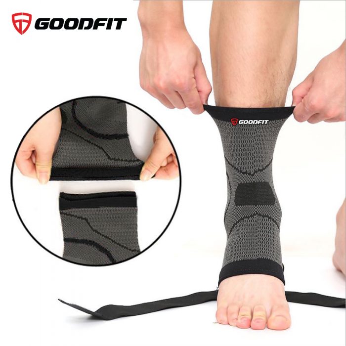 Băng bảo vệ cổ chân thể thao đàn hồi GoodFit GF614A