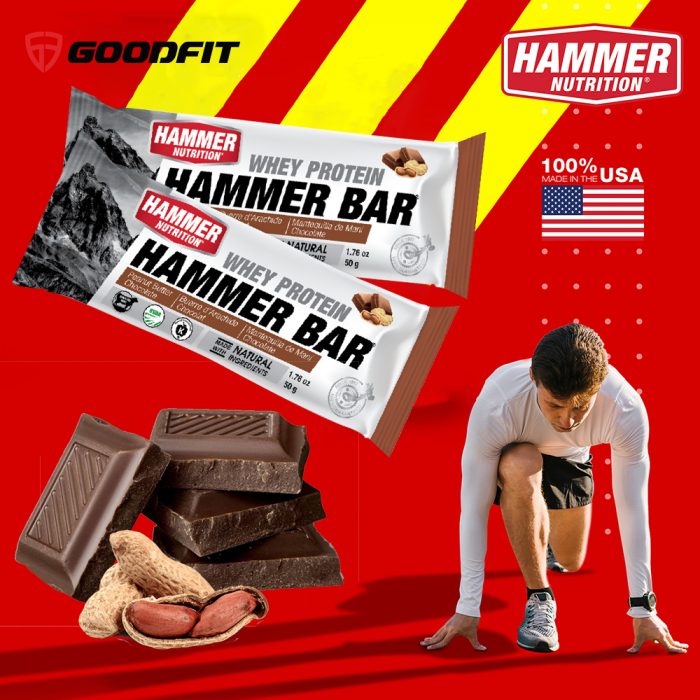 Bánh Whey Protein Hammer Bar vị peanut butter chocolate (1 Srv)