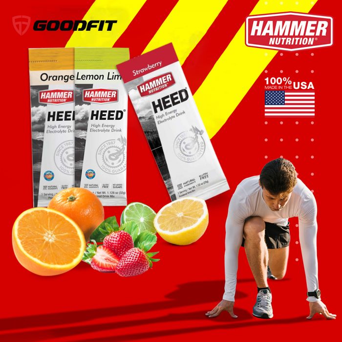Nước uống cấp năng lượng, chất điện giải Heed Sport Drink Hammer Nutrion (1 srv)
