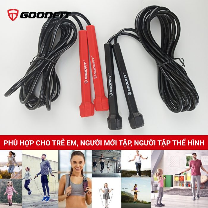 Dây nhảy thể dục, dây nhảy giảm cân chính hãng GoodFit GF902JR