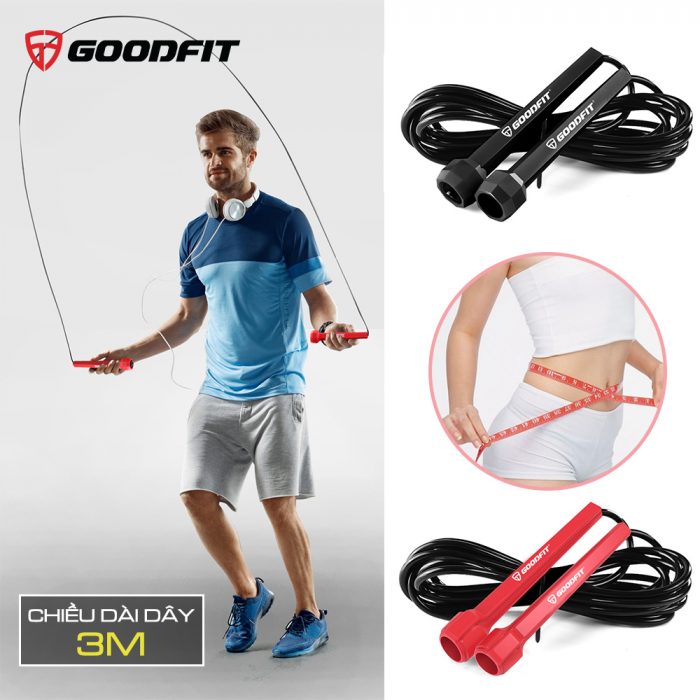 Dây nhảy thể dục, dây nhảy giảm cân chính hãng GoodFit GF902JR