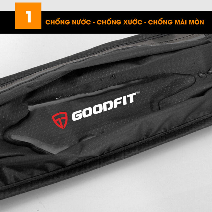 Túi đeo hông, đeo bụng chạy bộ nam nữ GoodFit GF116RB chống nước, phản quang