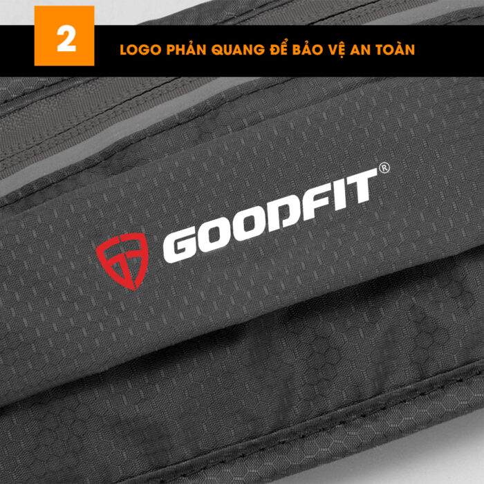 Túi đeo hông, đeo bụng chạy bộ nam nữ GoodFit GF116RB chống nước, phản quang