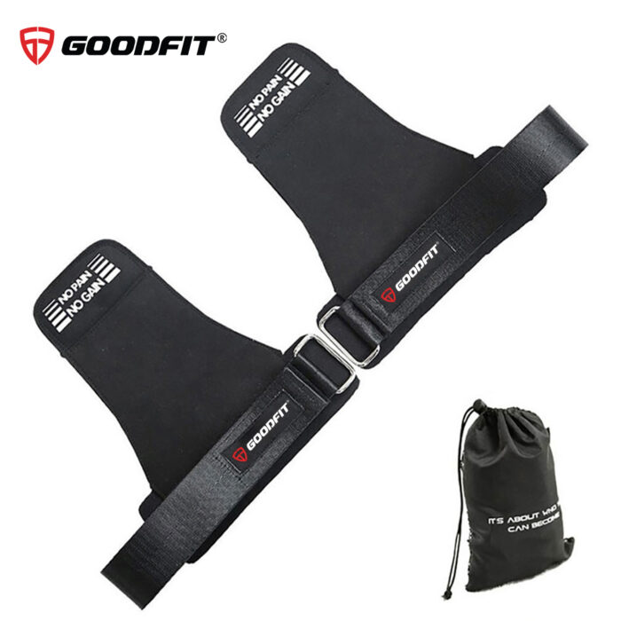 Găng tay tập Gym Lifting bảo vệ lòng bàn tay, có quấn bảo vệ cổ tay GoodFit GF208G