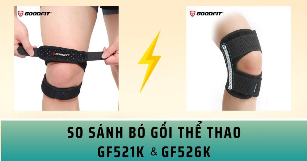 So sánh bó gối thể thao GoodFit GF521K và GF526K 4 Hong Hien Dai Ruc Ro Sale Deal Uu Dai San Pham Instagram Post 1200 x 630 px