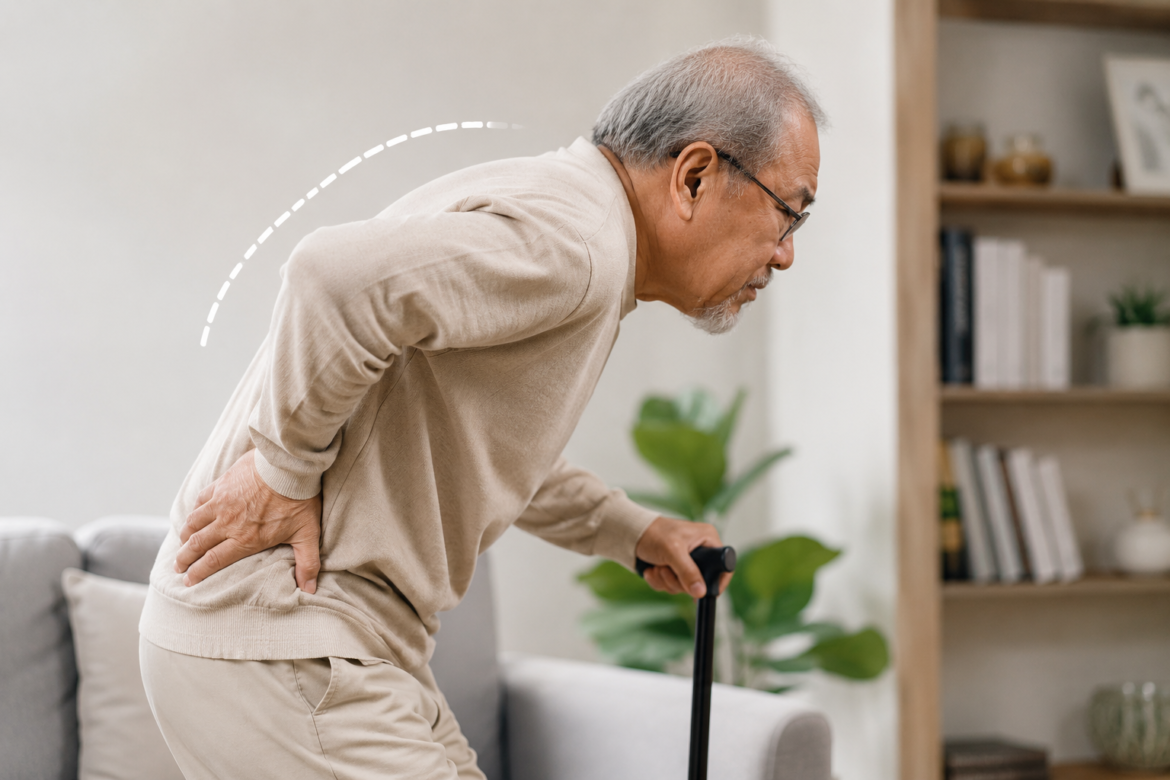 Gù lưng ở người lớn tuổi